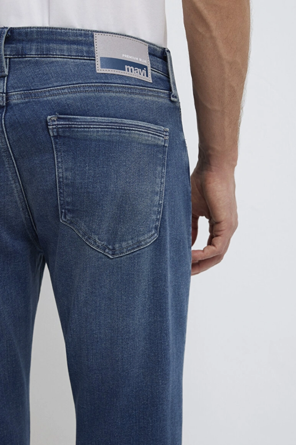 Marcus Premium Blue Vintage Koyu Mavi Jean Pantolon