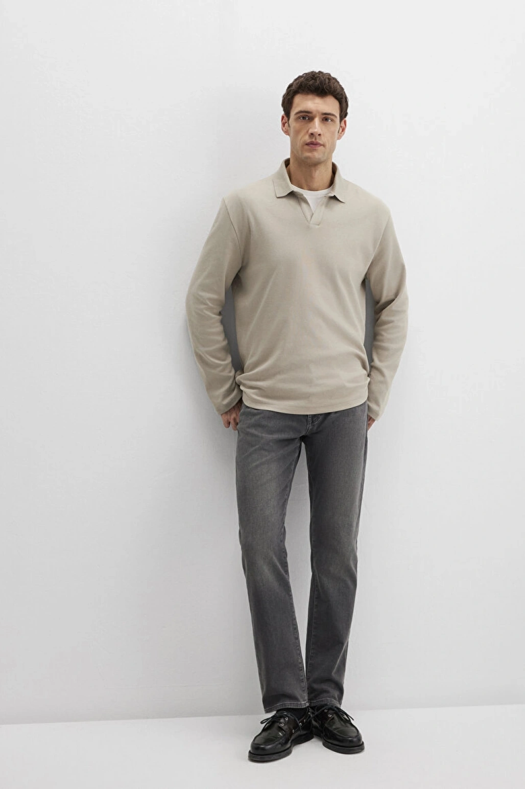 Marcus Sporty Koyu Gri Smoke Jean Pantolon