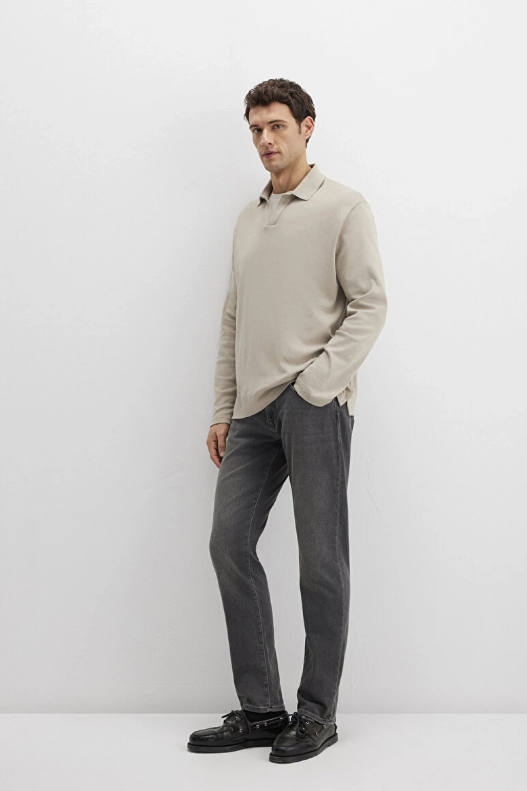 Marcus Sporty Koyu Gri Smoke Jean Pantolon