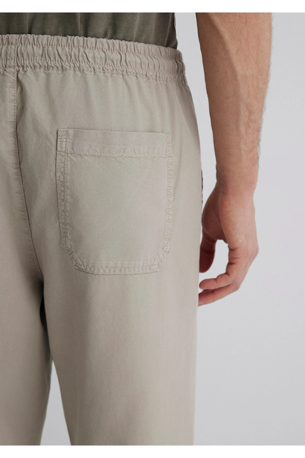 Mavi Bej Liyosel Pantolon