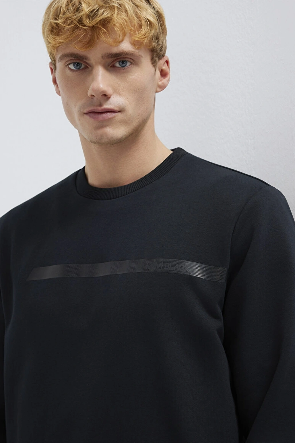 Mavi Black Bisiklet Yaka Siyah Sweatshirt
