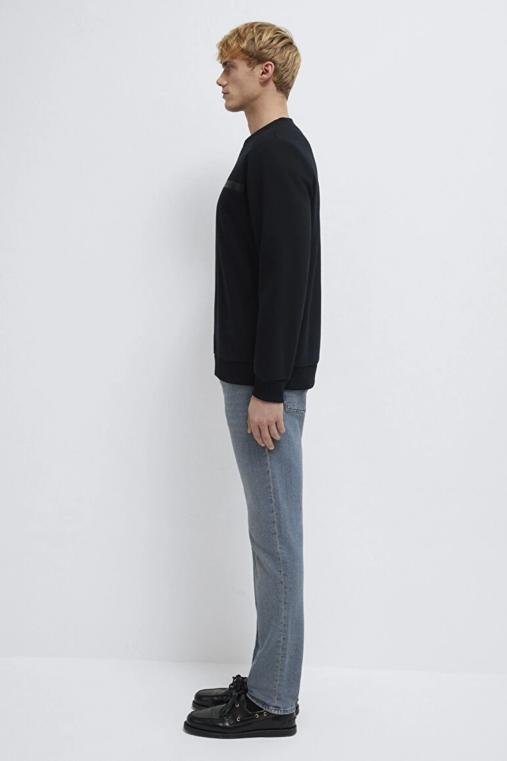 Mavi Black Bisiklet Yaka Siyah Sweatshirt