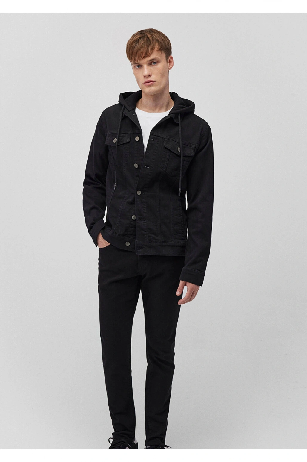 Mavi Brandon 90lar Siyah Jean Ceket