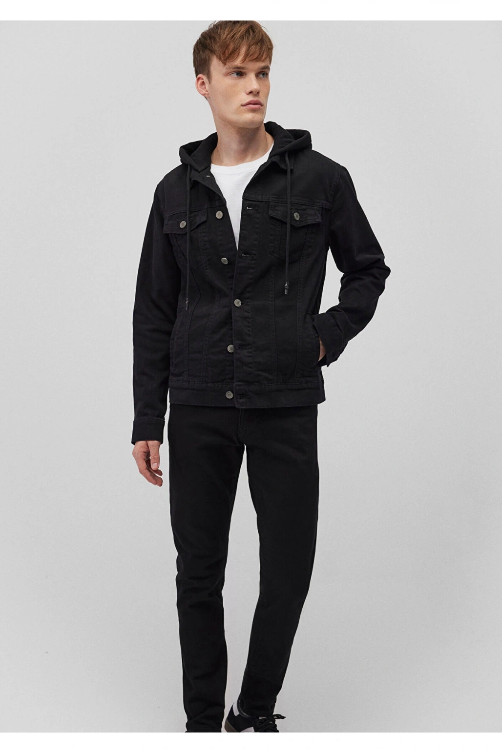 Mavi Brandon 90lar Siyah Jean Ceket