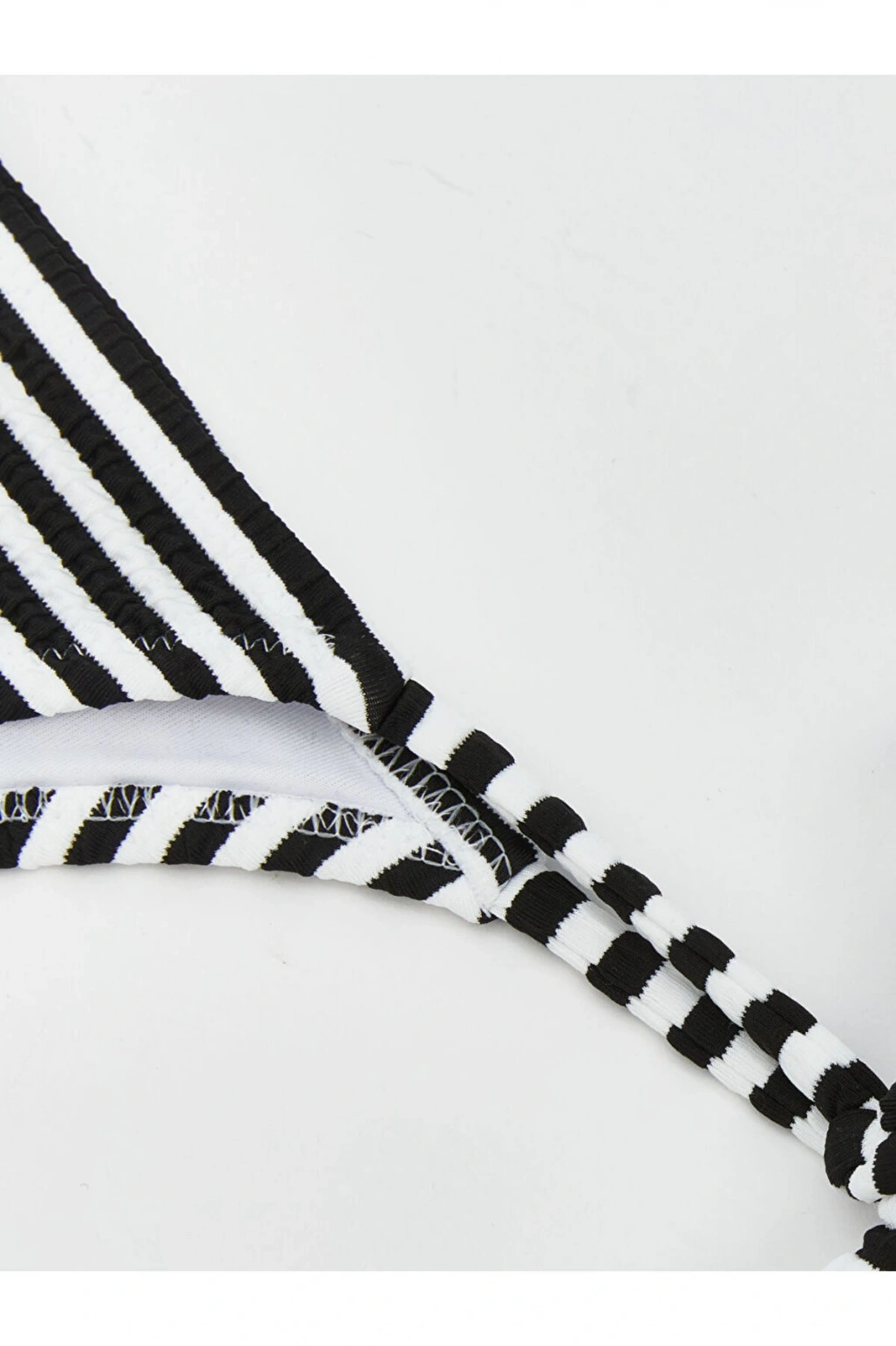 Mavi Brazilian Çizgili Kadın Bikini Altı