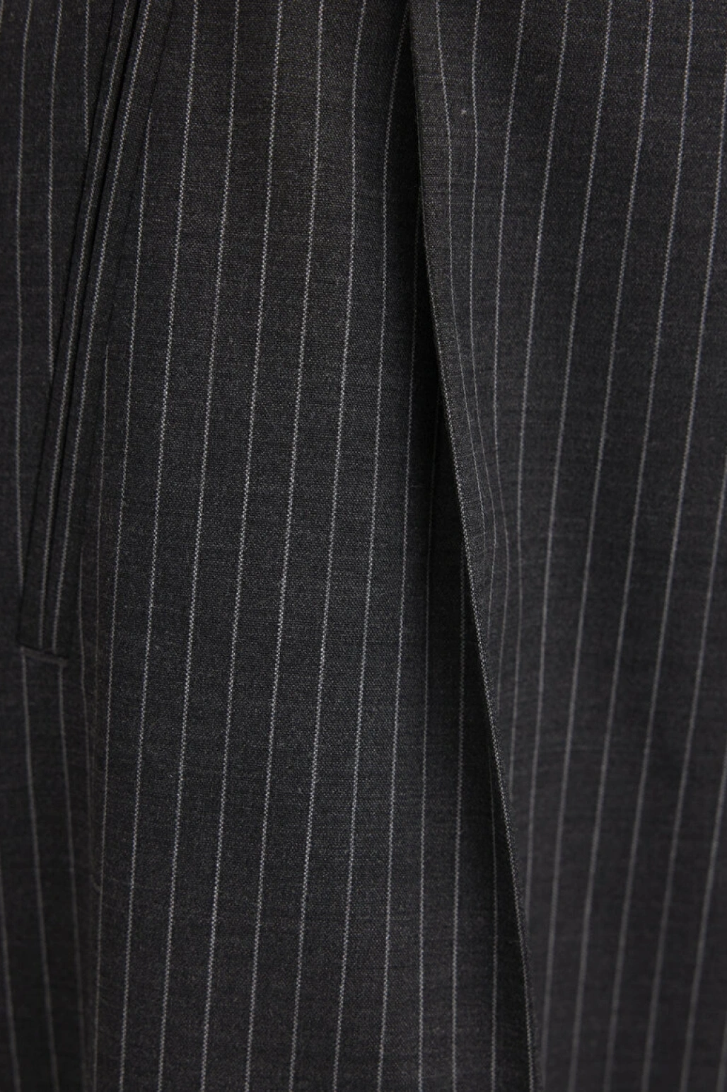 MAVİ EDITION Yün Karışımlı Çizgili Pantolon