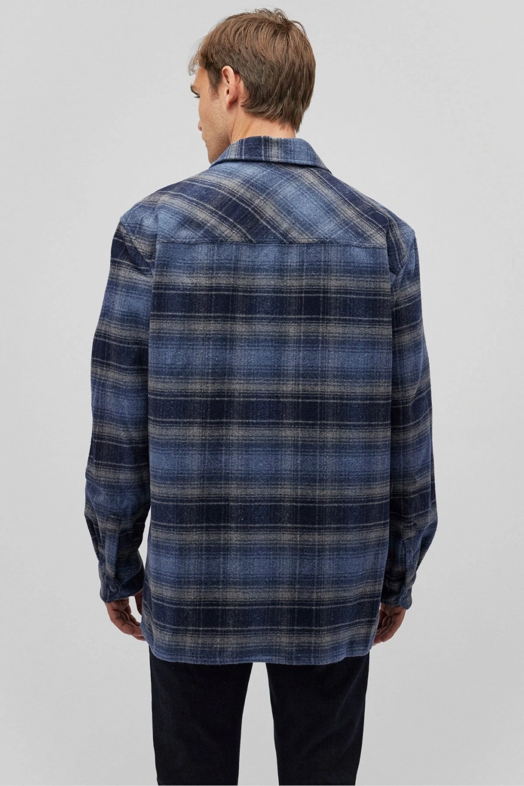 Mavi Erkek Kareli Gömlek