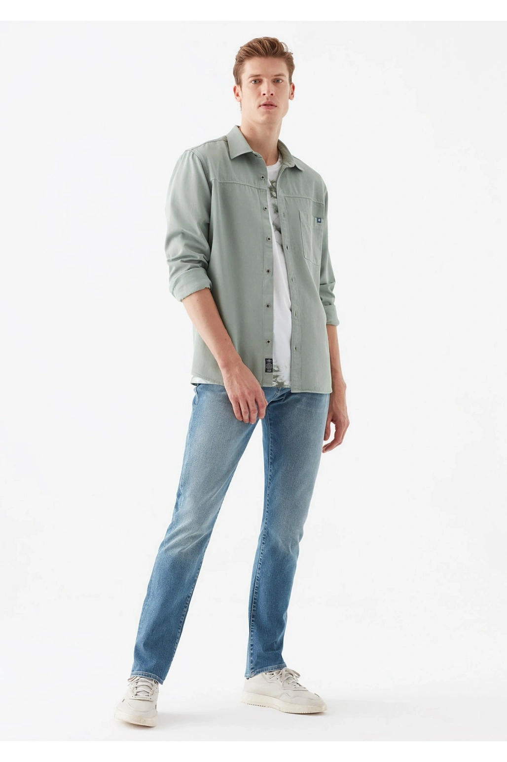 Mavi Erkek Marcus Lt Brushed Mavi Premium Comfort Jean Pantolon