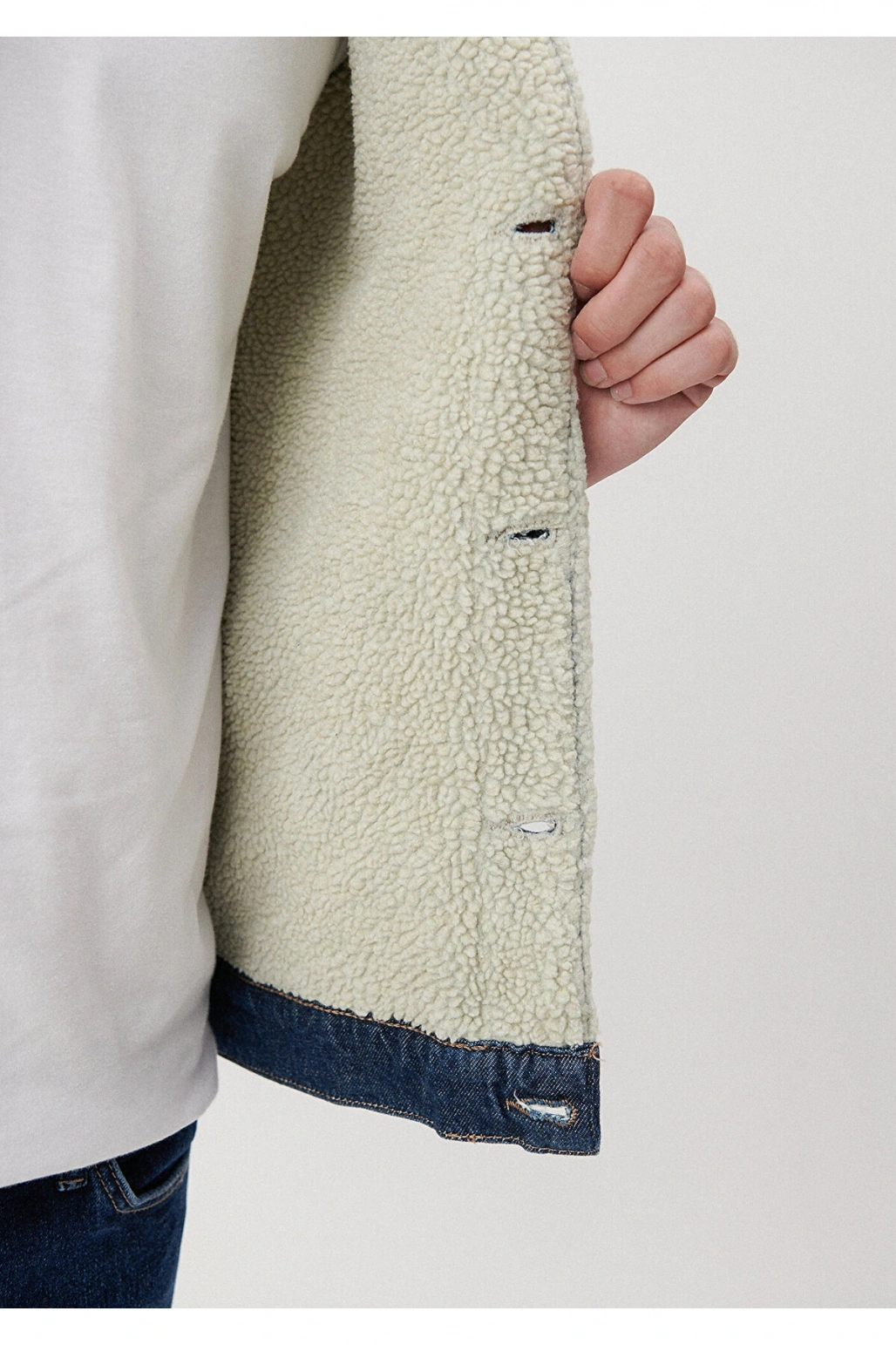 Mavi Frank Rinse Sherpa Jean Ceket