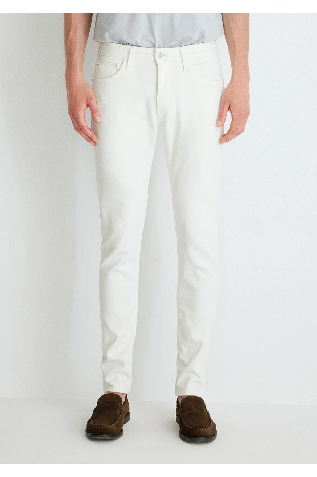 Mavi James 90lar Beyaz Jean Pantolon