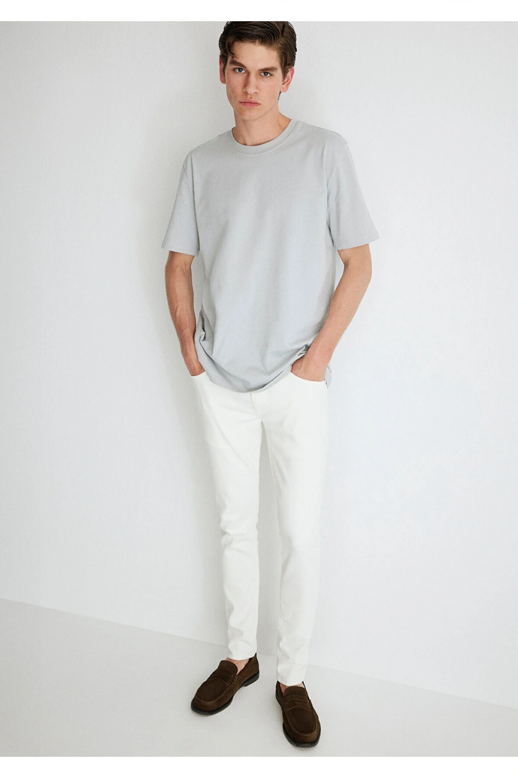 Mavi James 90lar Beyaz Jean Pantolon