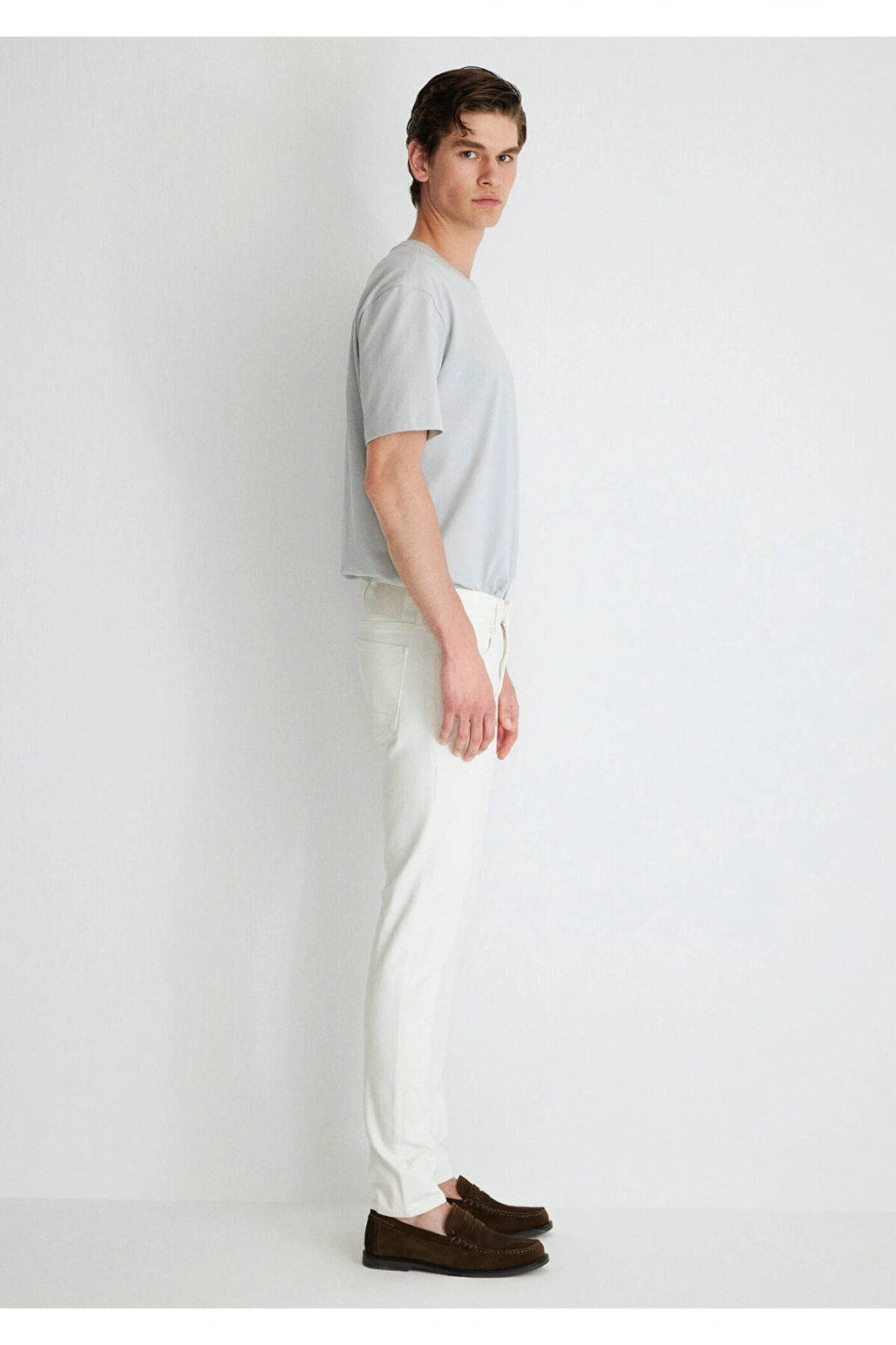 Mavi James 90lar Beyaz Jean Pantolon