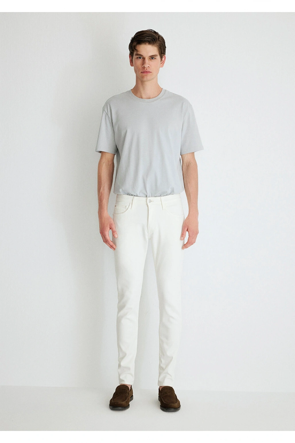 Mavi James 90lar Beyaz Jean Pantolon