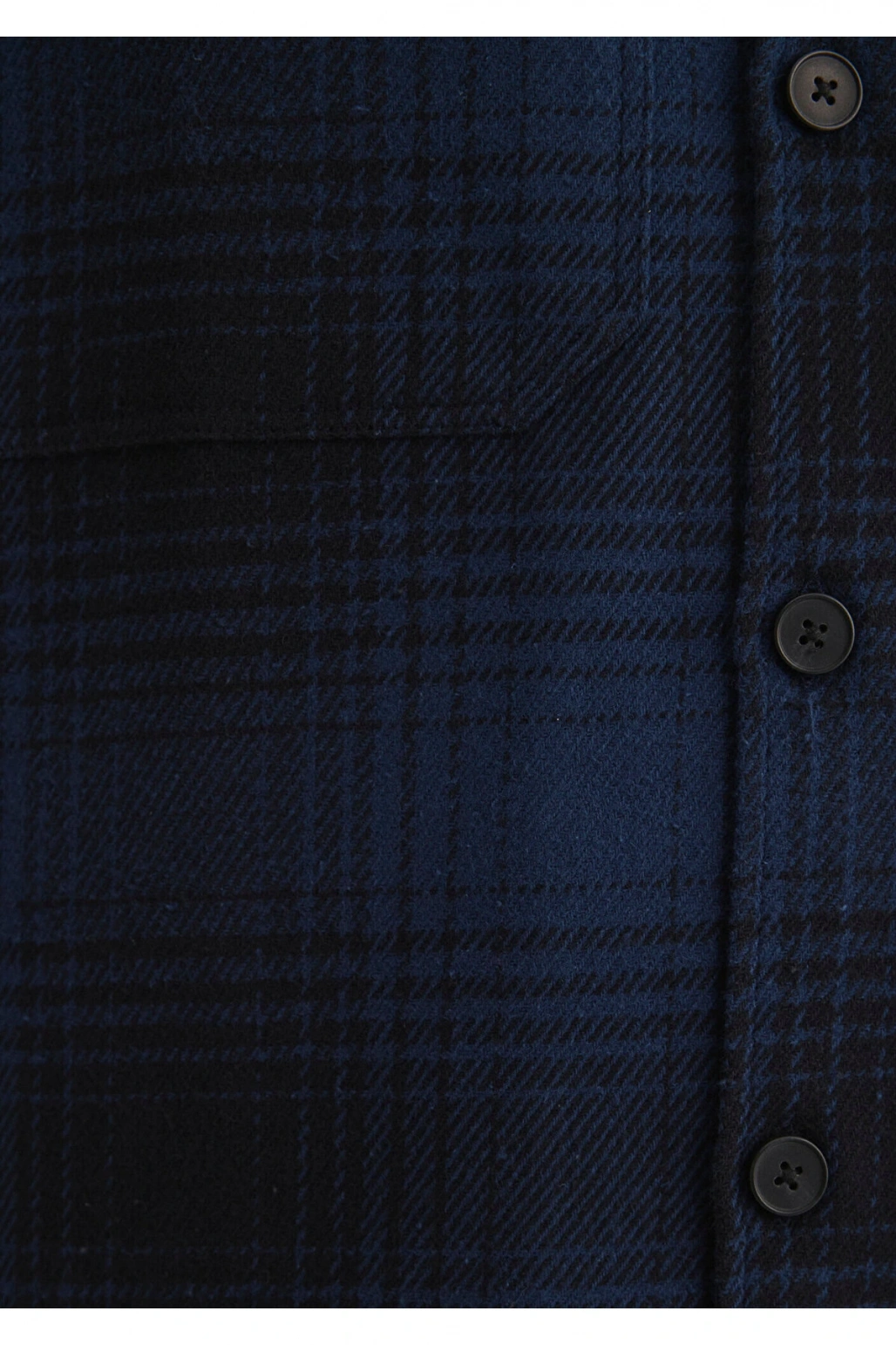 Mavi Kareli Lacivert Gömlek Loose Fit / Bol Rahat Kesim 0211332-89071