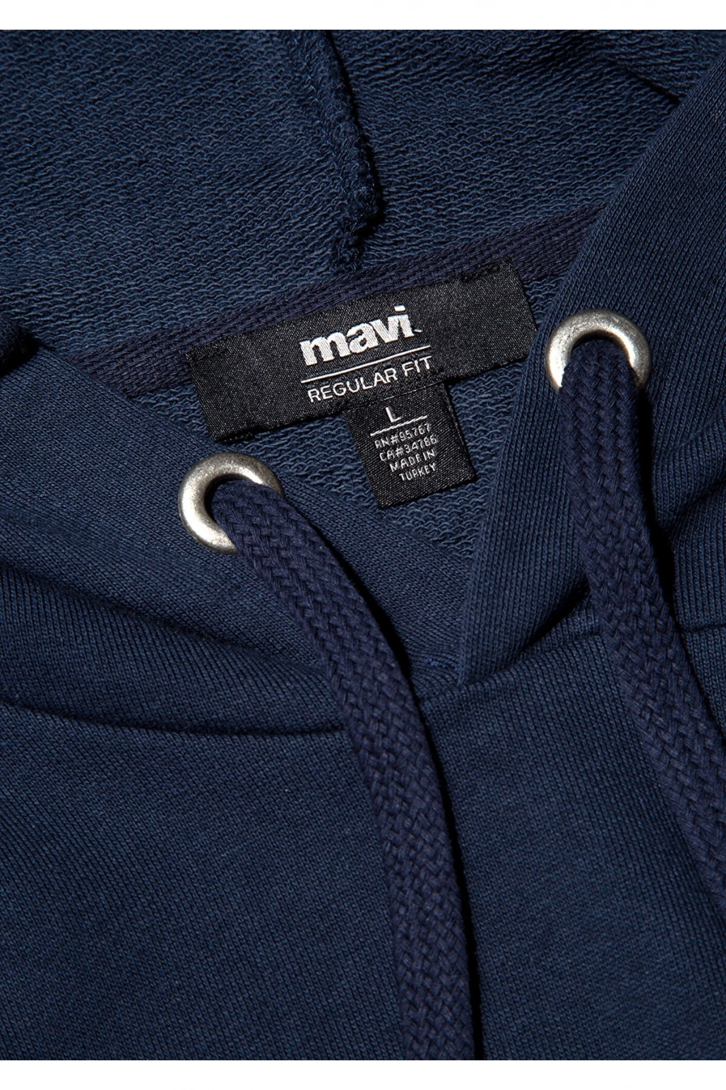 Mavi Logo Baskılı Kapüşonlu Lacivert Sweatshirt