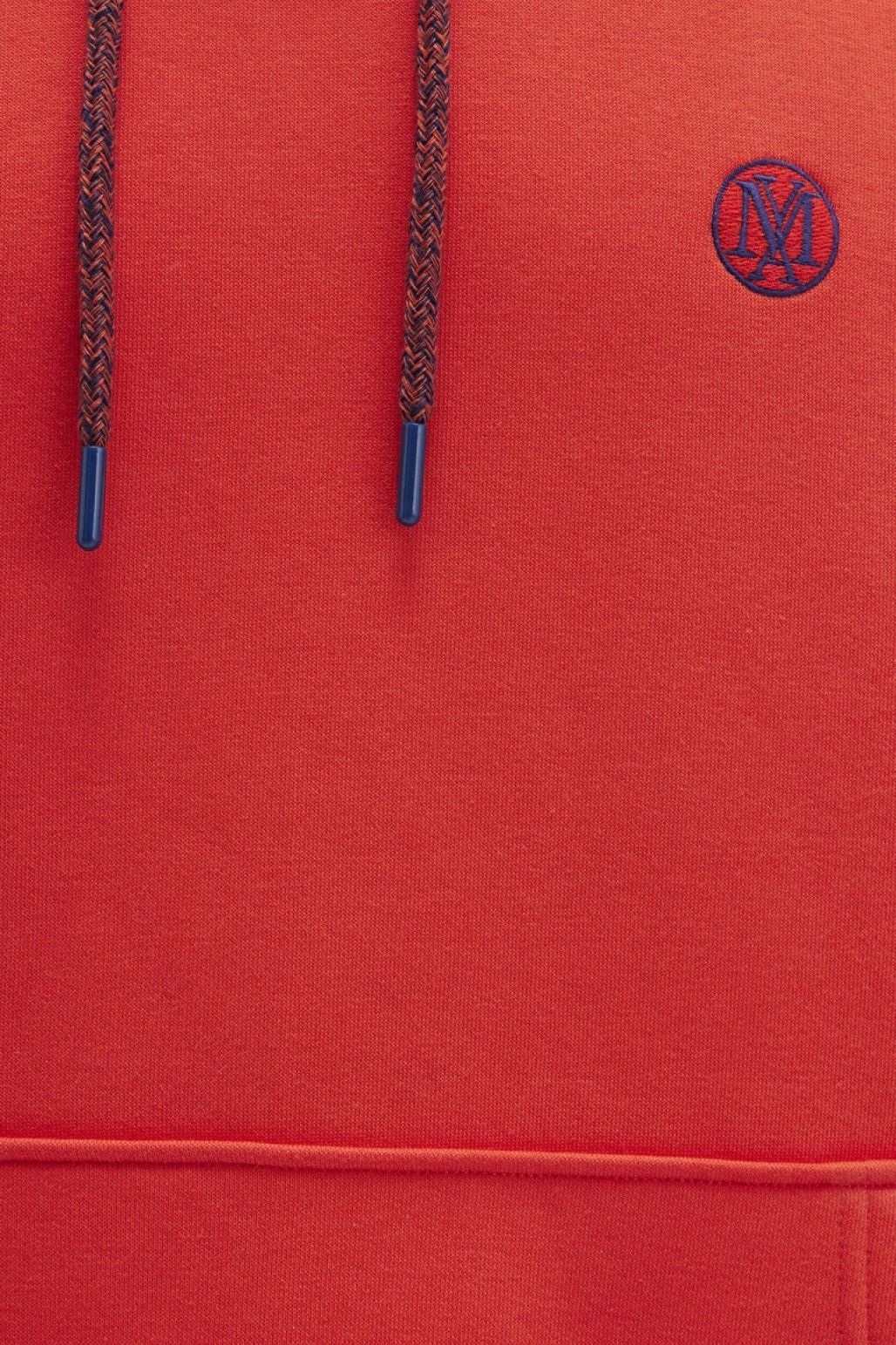 Mavi Logo Nakışlı Kapüşonlu Turuncu Sweatshirt