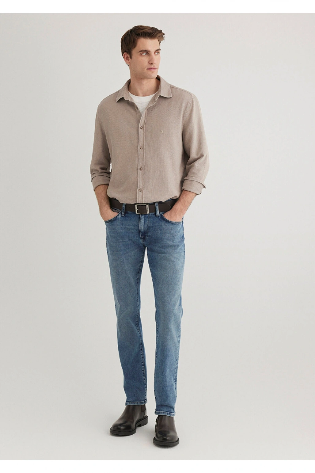 Mavi Marcus Krmzbyz Premium Indigo Mavisi Jean Pantolon