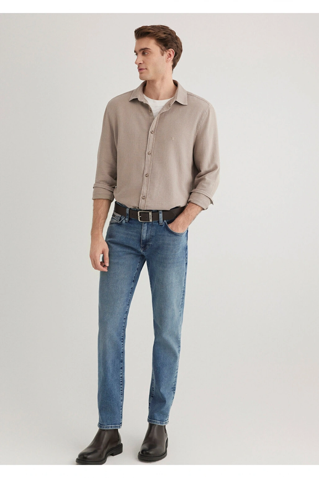 Mavi Marcus Krmzbyz Premium Indigo Mavisi Jean Pantolon