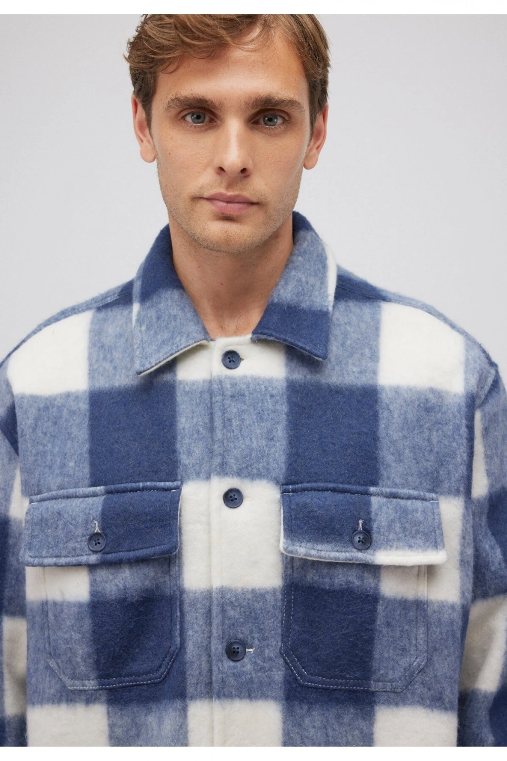 Mavi MAVİ KARELİ GÖMLEK