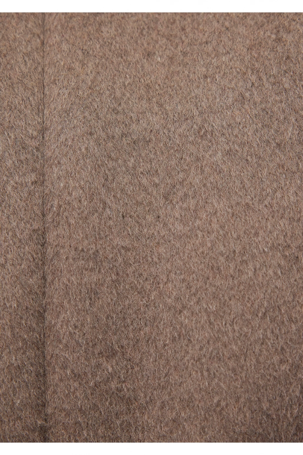 Mavi Yün Karışımlı Kahverengi Kaban Regular Fit / Normal Kesim