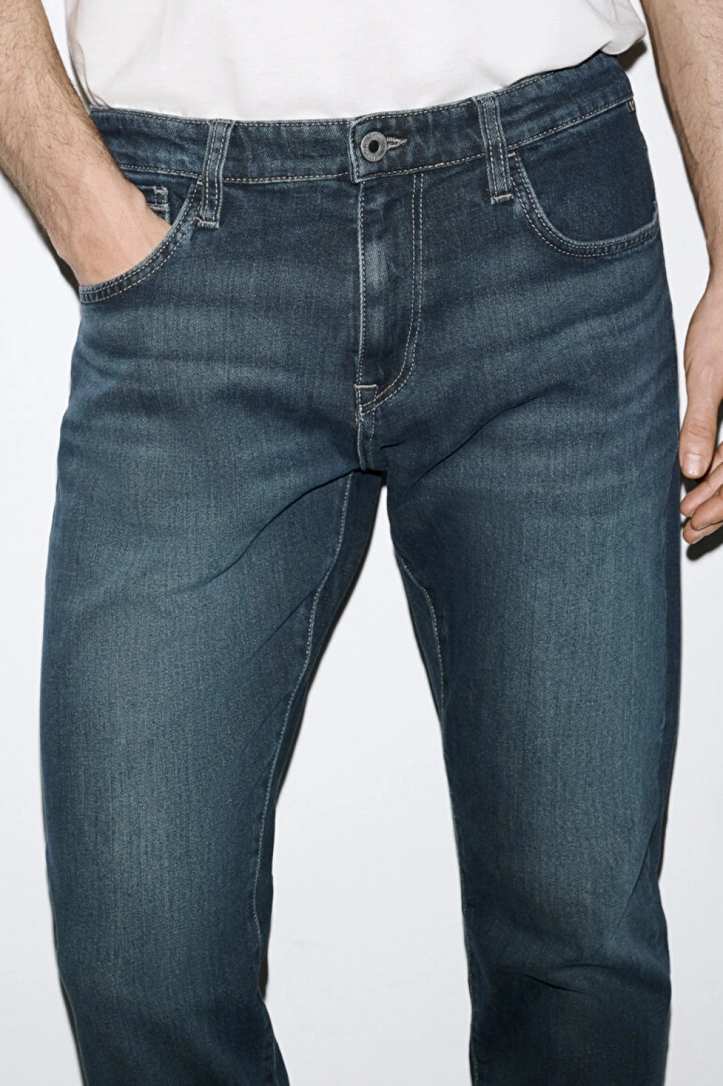 Milan Mavi Pro Koyu Vintage Mavi Jean Pantolon