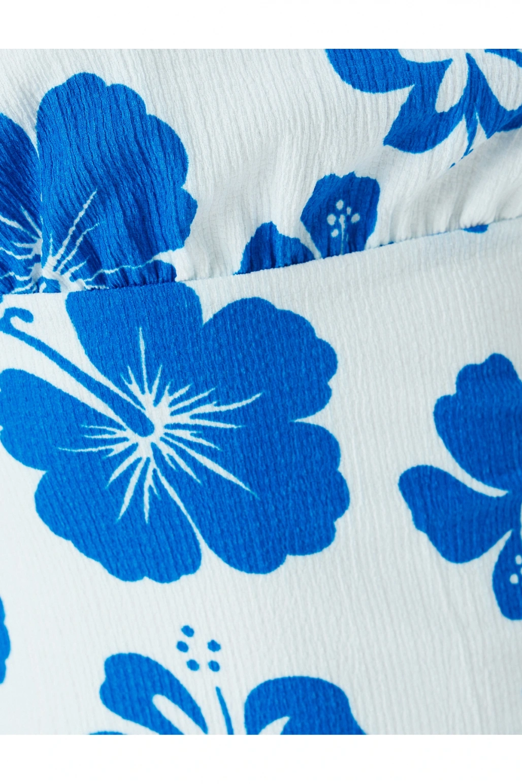 Mini Çiçekli Elbise Slim Fit İp Askılı Bürümcük