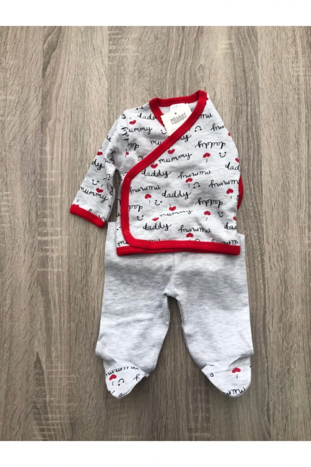 Misket Bebek Yenidoğan Pamuklu Set