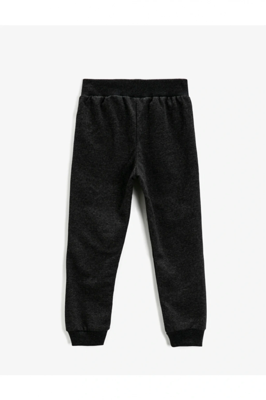 Pamuklu Jogger Eşofman Altı Baskılı Beli Bağlamalı