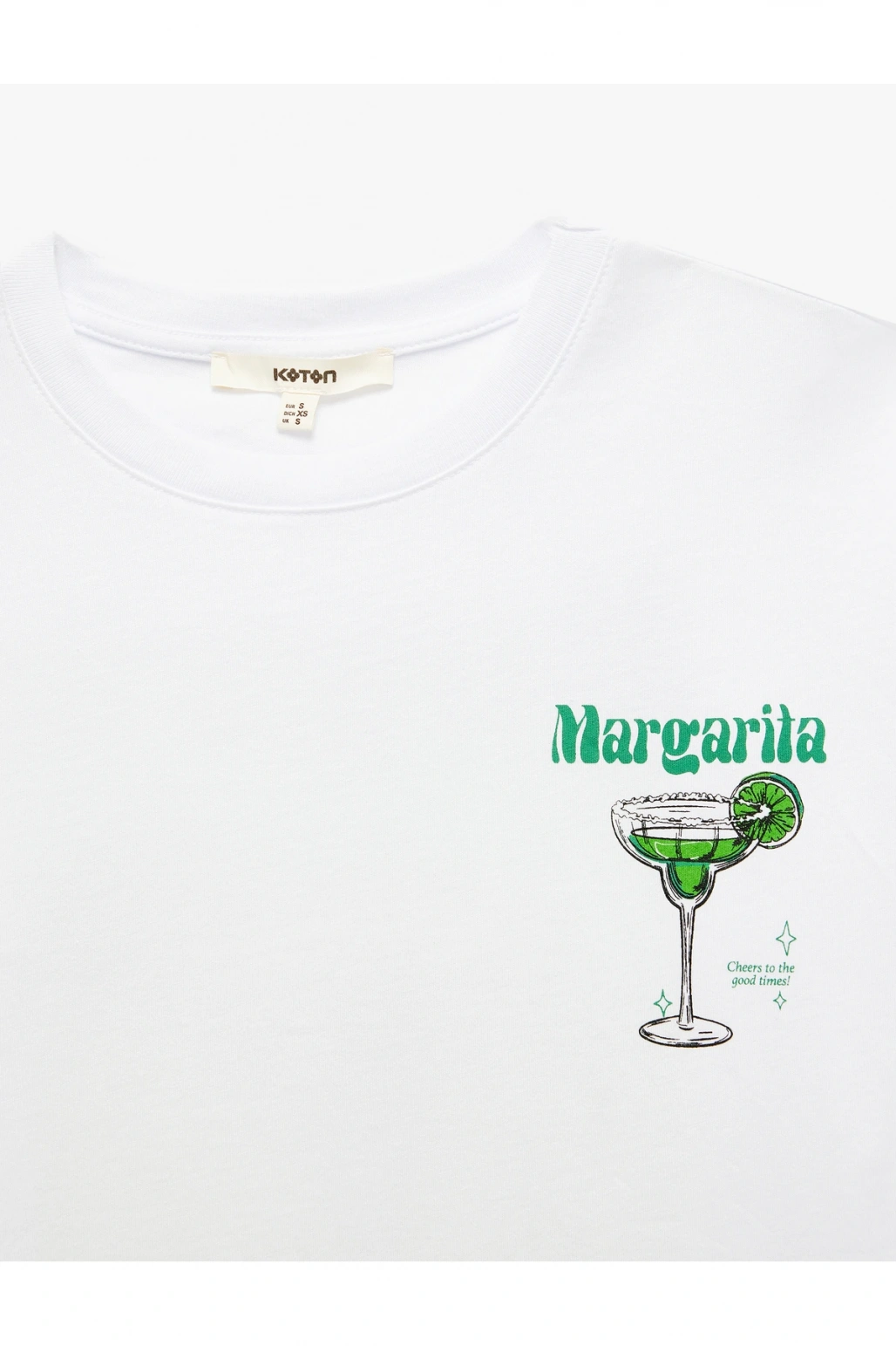 Pamuklu Kısa Kollu Beyaz Kadın T-Shirt 5SAK50126EK