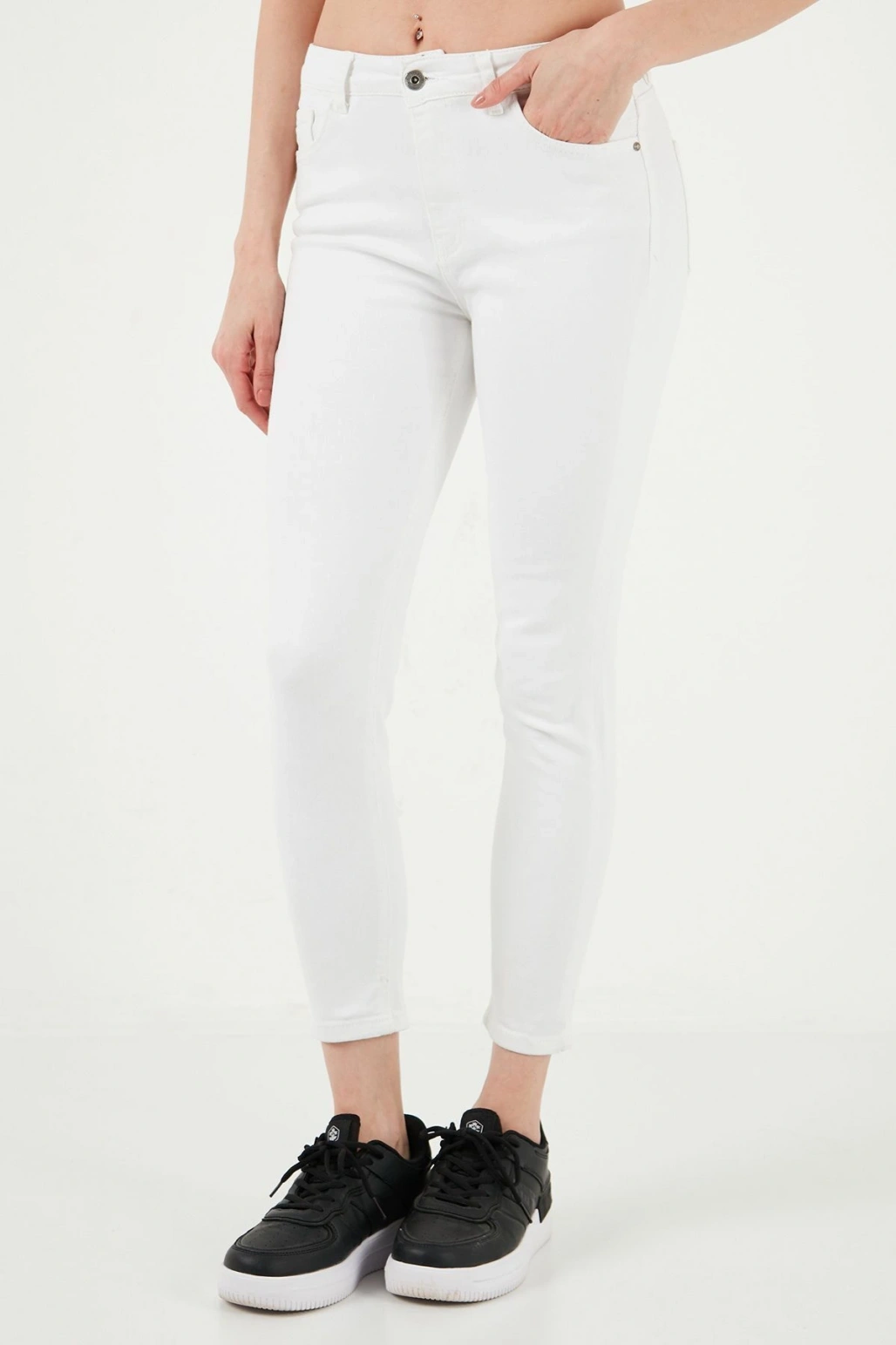 Pamuklu Skinny Fit Dar Paça Jeans  KOT PANTOLON 24Y0565K1