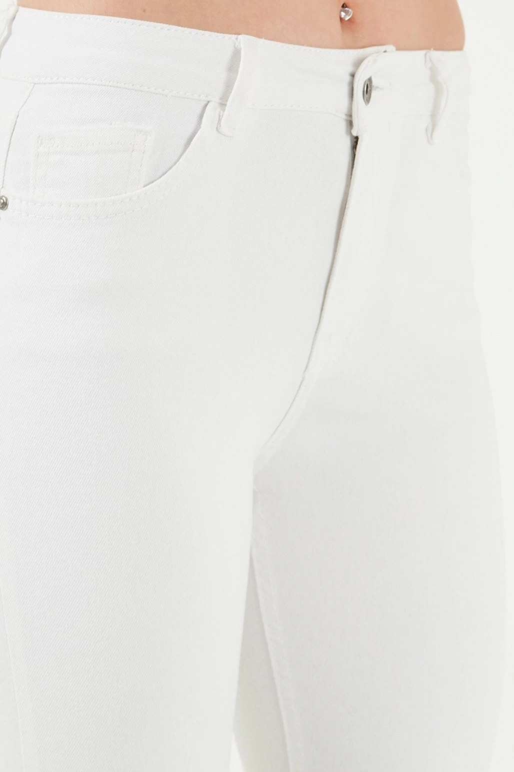 Pamuklu Skinny Fit Dar Paça Jeans  KOT PANTOLON 24Y0565K1