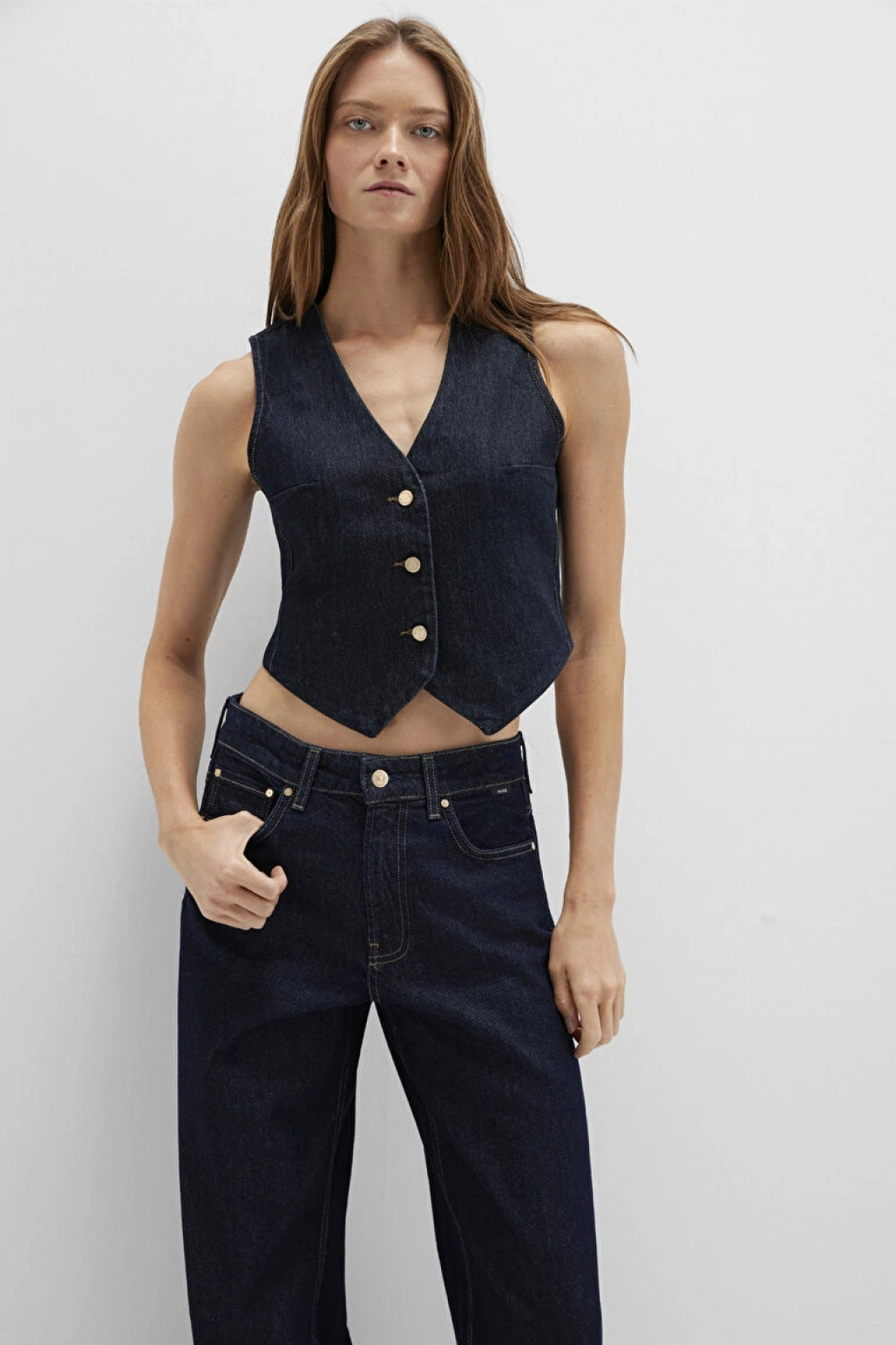 Polina Gold Premium Rinse Jean Yelek