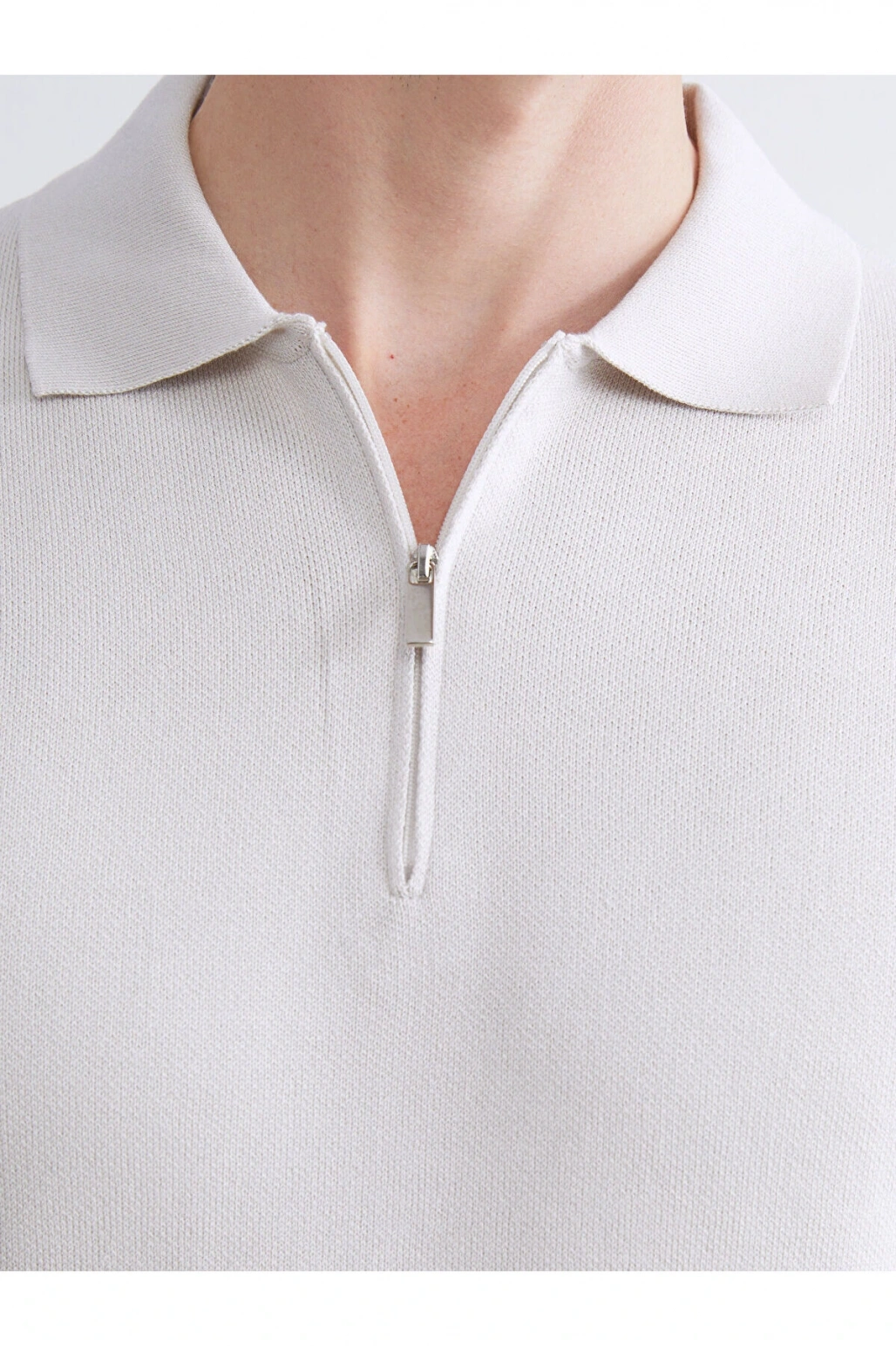 Polo Yaka Erkek Triko Kazak