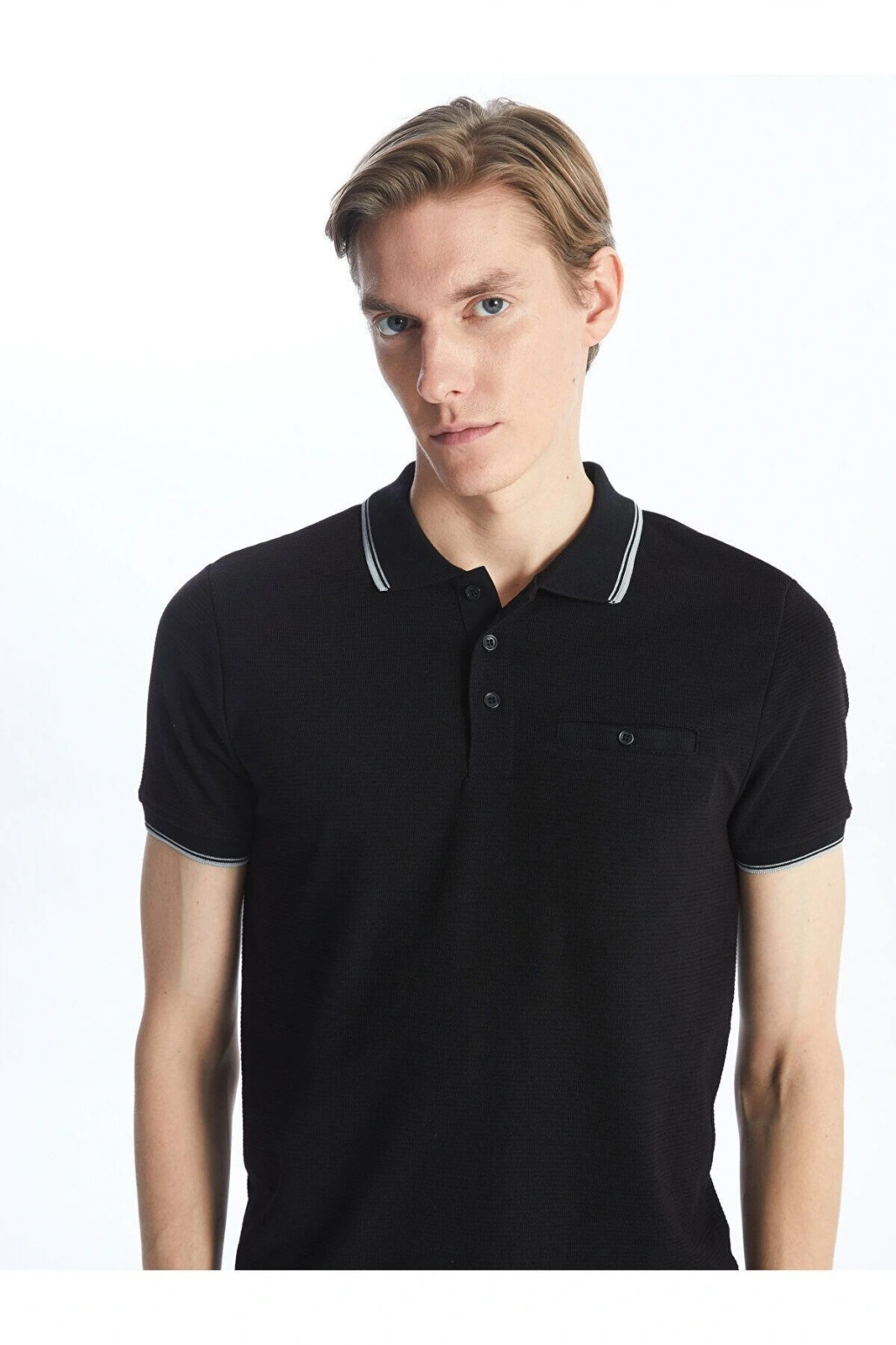 Polo Yaka Kısa Kollu Erkek Tişört