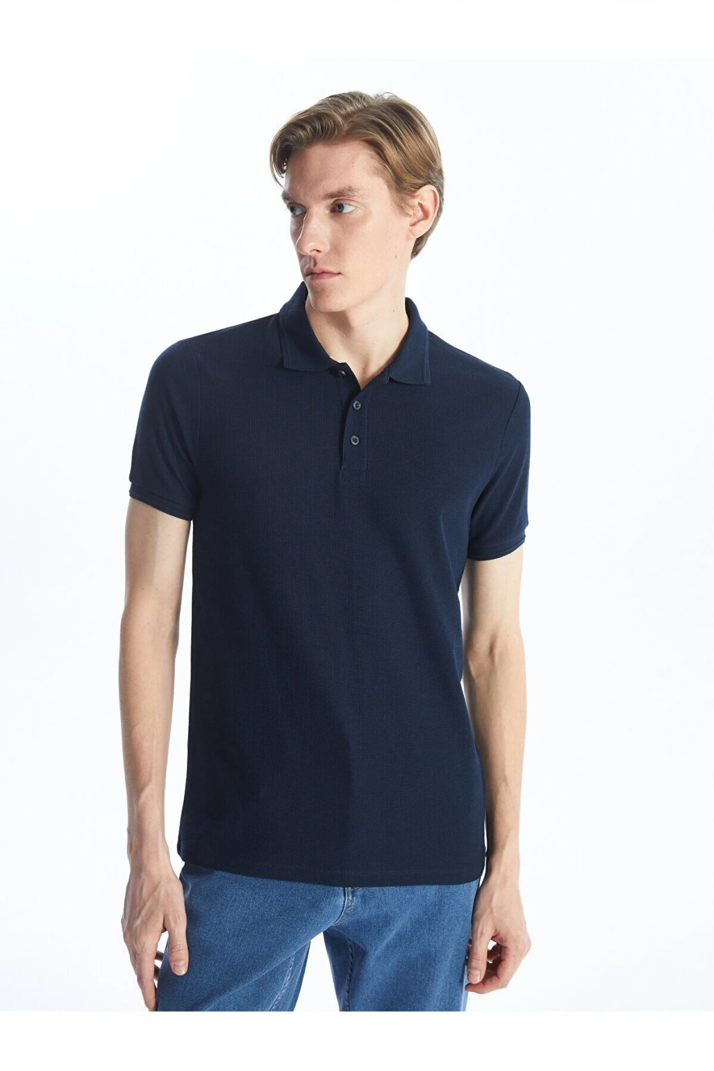 Polo Yaka Kısa Kollu Pike Erkek Tişört