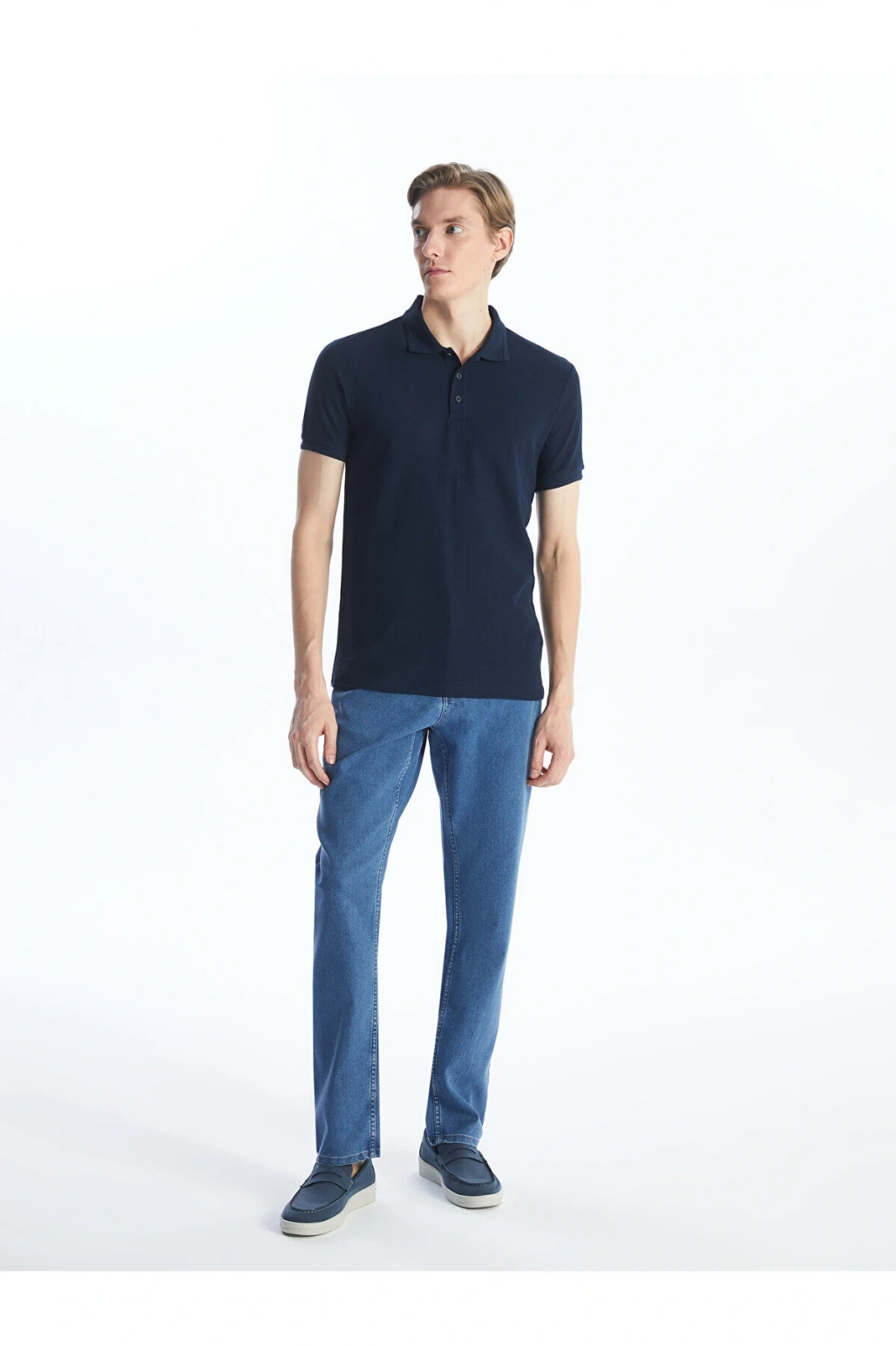 Polo Yaka Kısa Kollu Pike Erkek Tişört