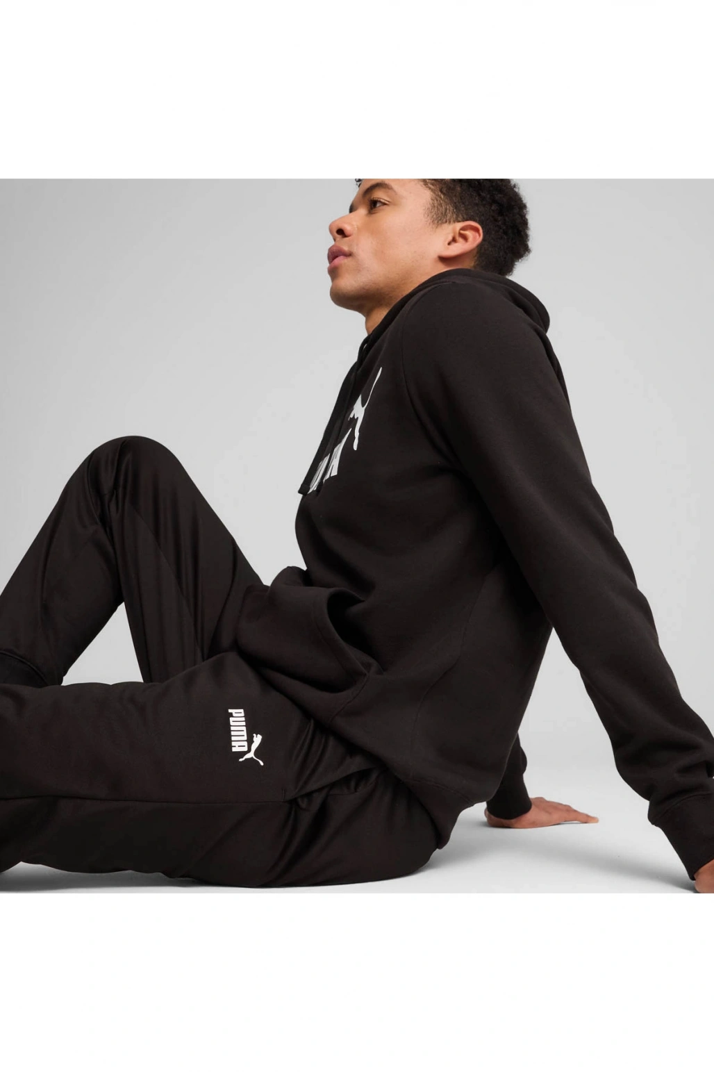 Puma Ess No. 1 Logo Poly Siyah Erkek Eşofman Altı