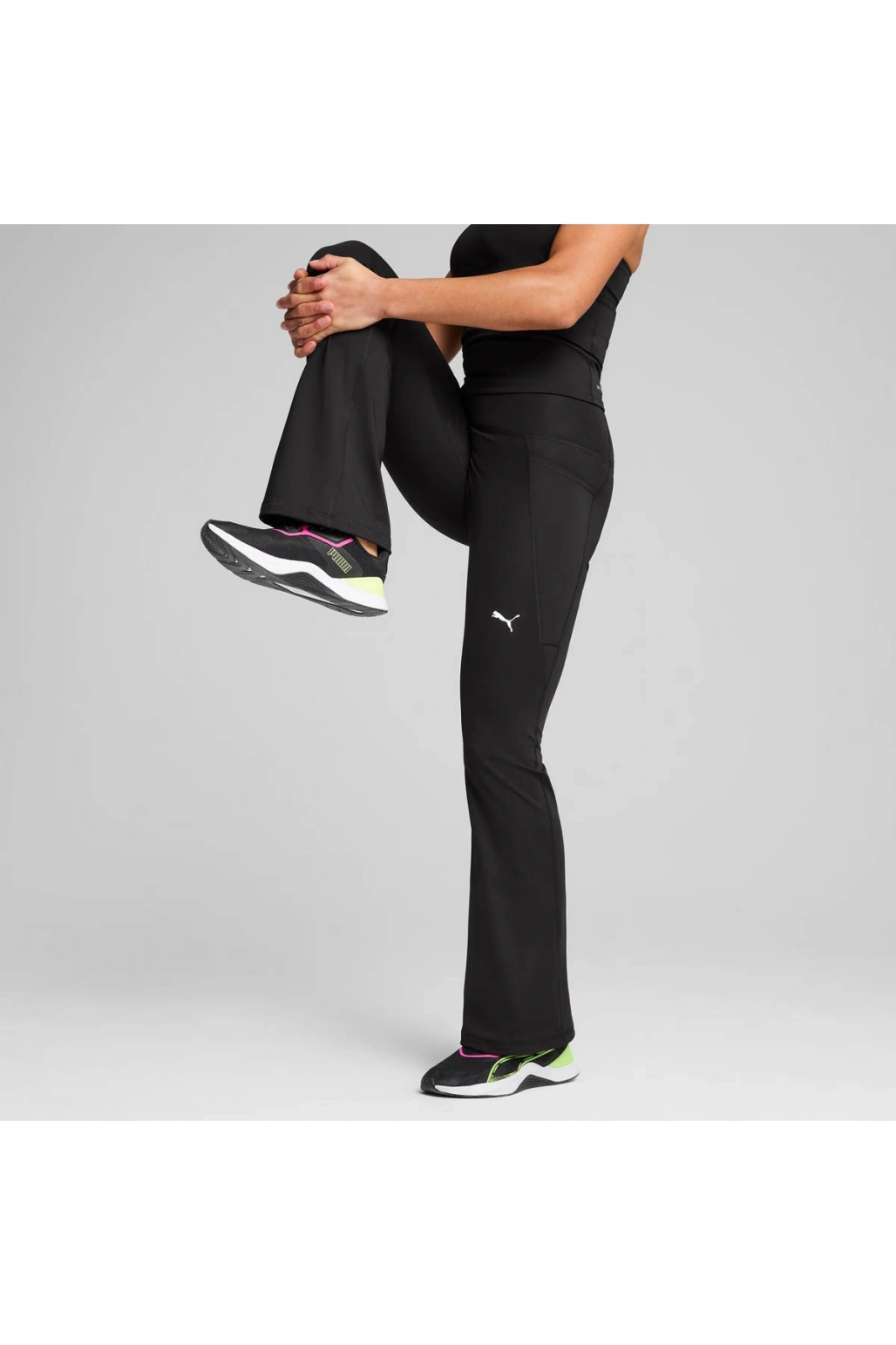 Puma W Tad Essntl Hw Bootcut Siyah Kadın Eşofman Altı