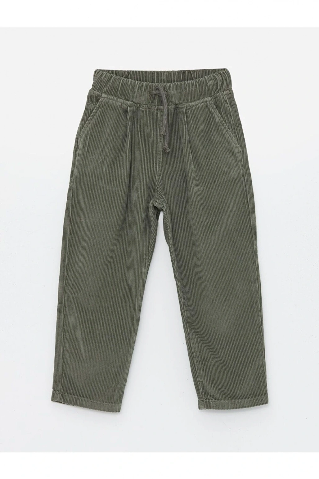 Rahat Kalıp Beli Lastikli Kadife Erkek Çocuk Pantolon
