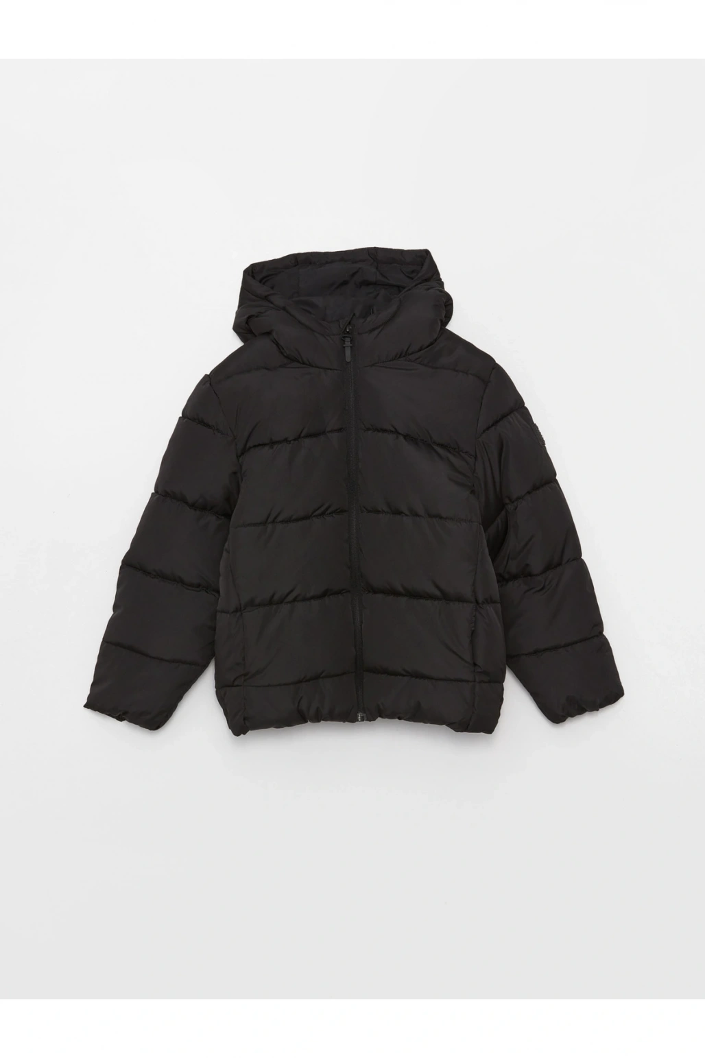 Rahat Kalıp Kapüşonlu Erkek Çocuk Şişme Mont