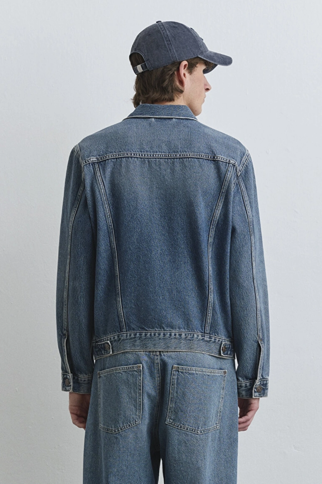 Ray Classic Denim Vintage İndigo Mavisi Jean Ceket