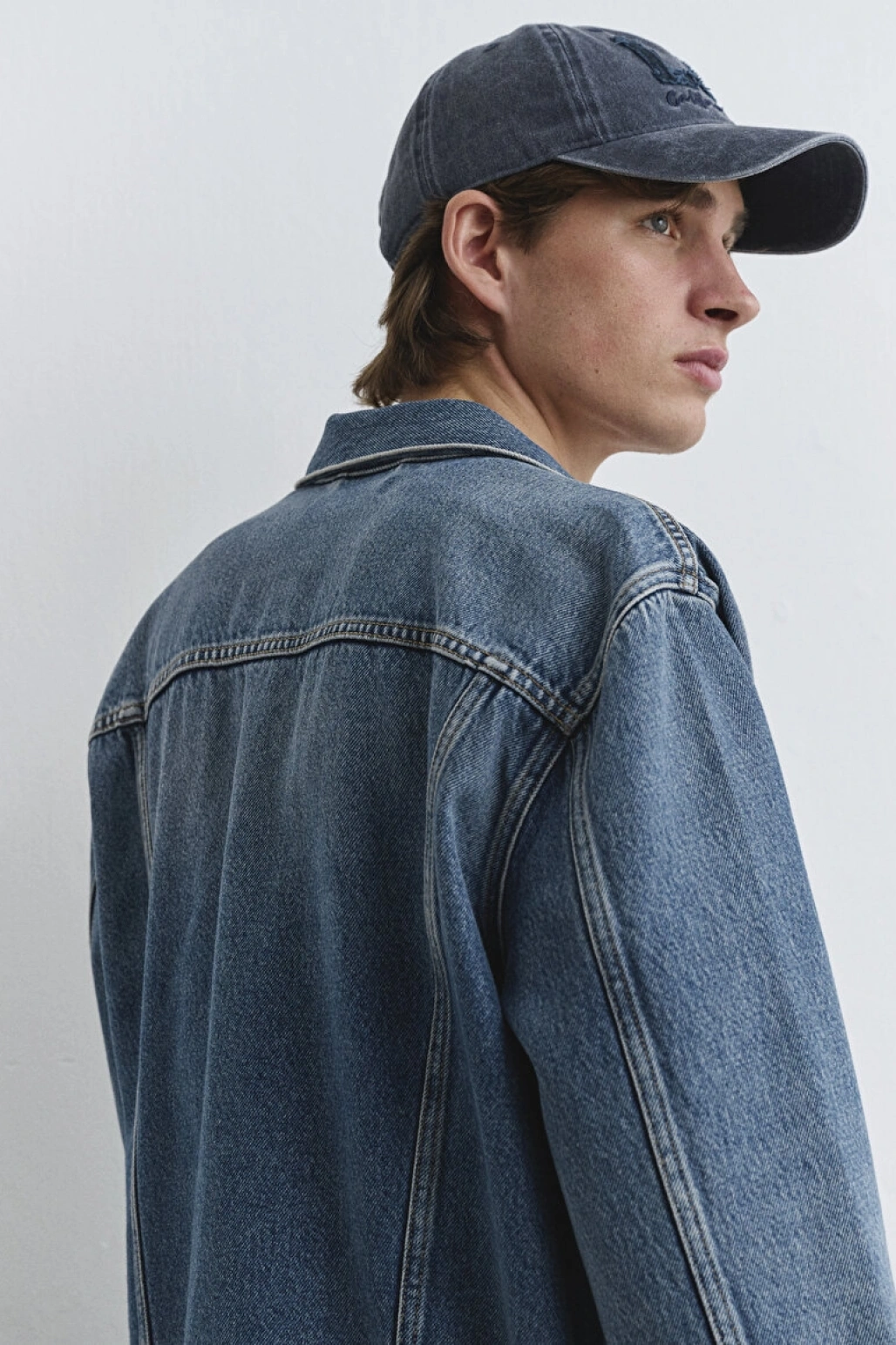 Ray Classic Denim Vintage İndigo Mavisi Jean Ceket