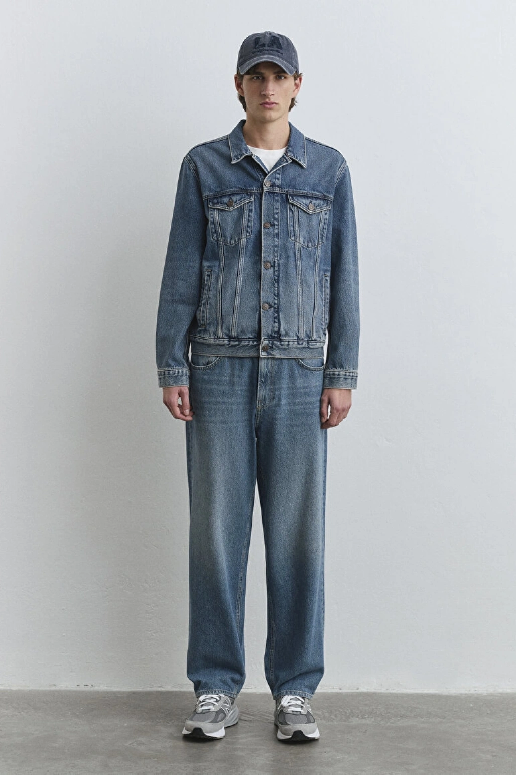 Ray Classic Denim Vintage İndigo Mavisi Jean Ceket