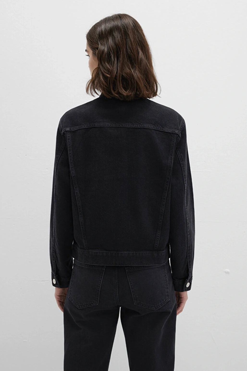 Ruby Iconic Koyu Gri Jean Ceket