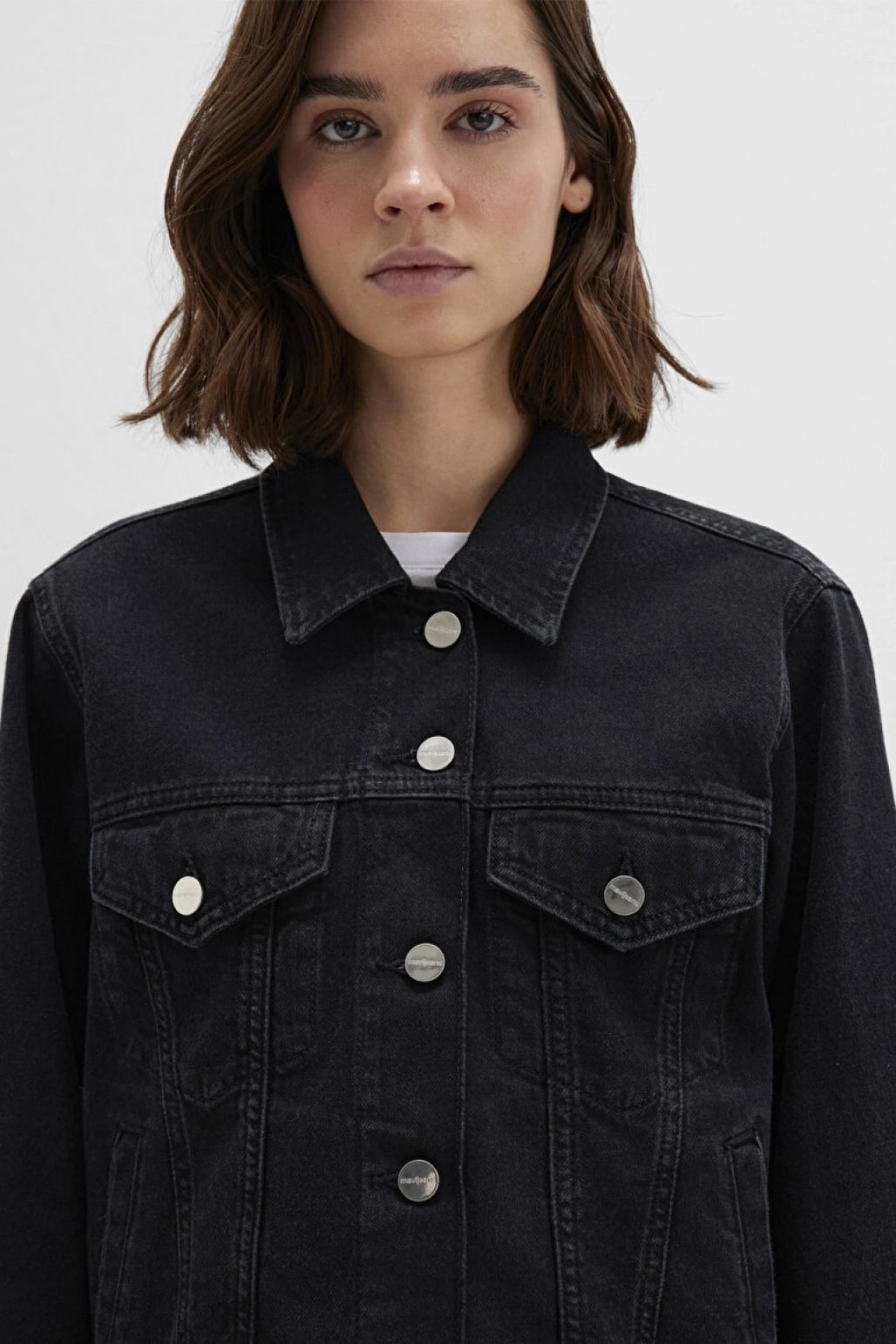 Ruby Iconic Koyu Gri Jean Ceket