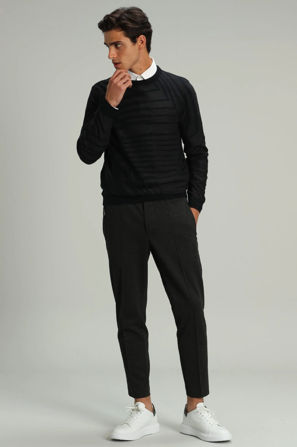 Sante Erkek Kazak Lacivert