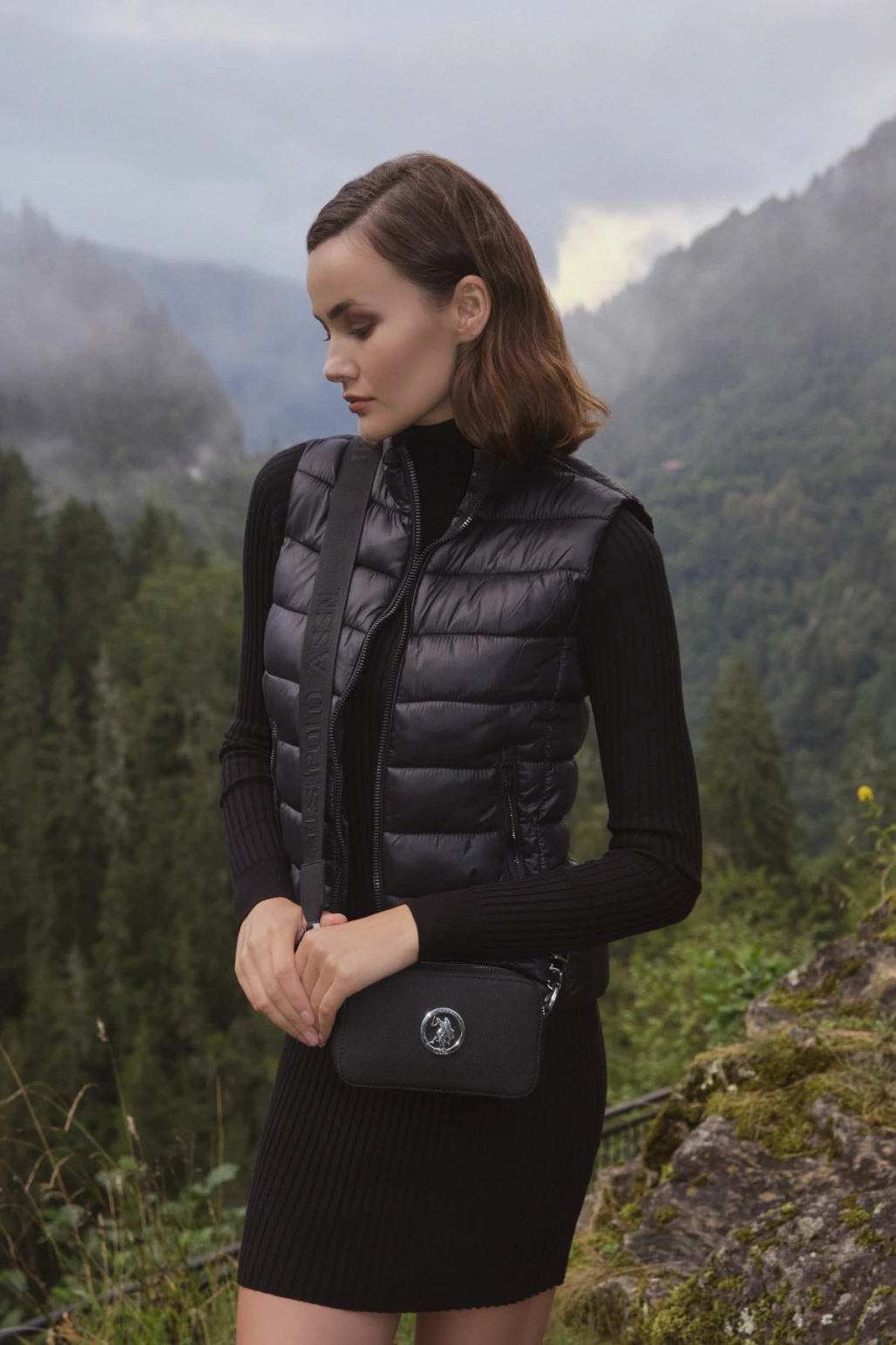 Sıyah Kadın Postacı Çantası Us22574