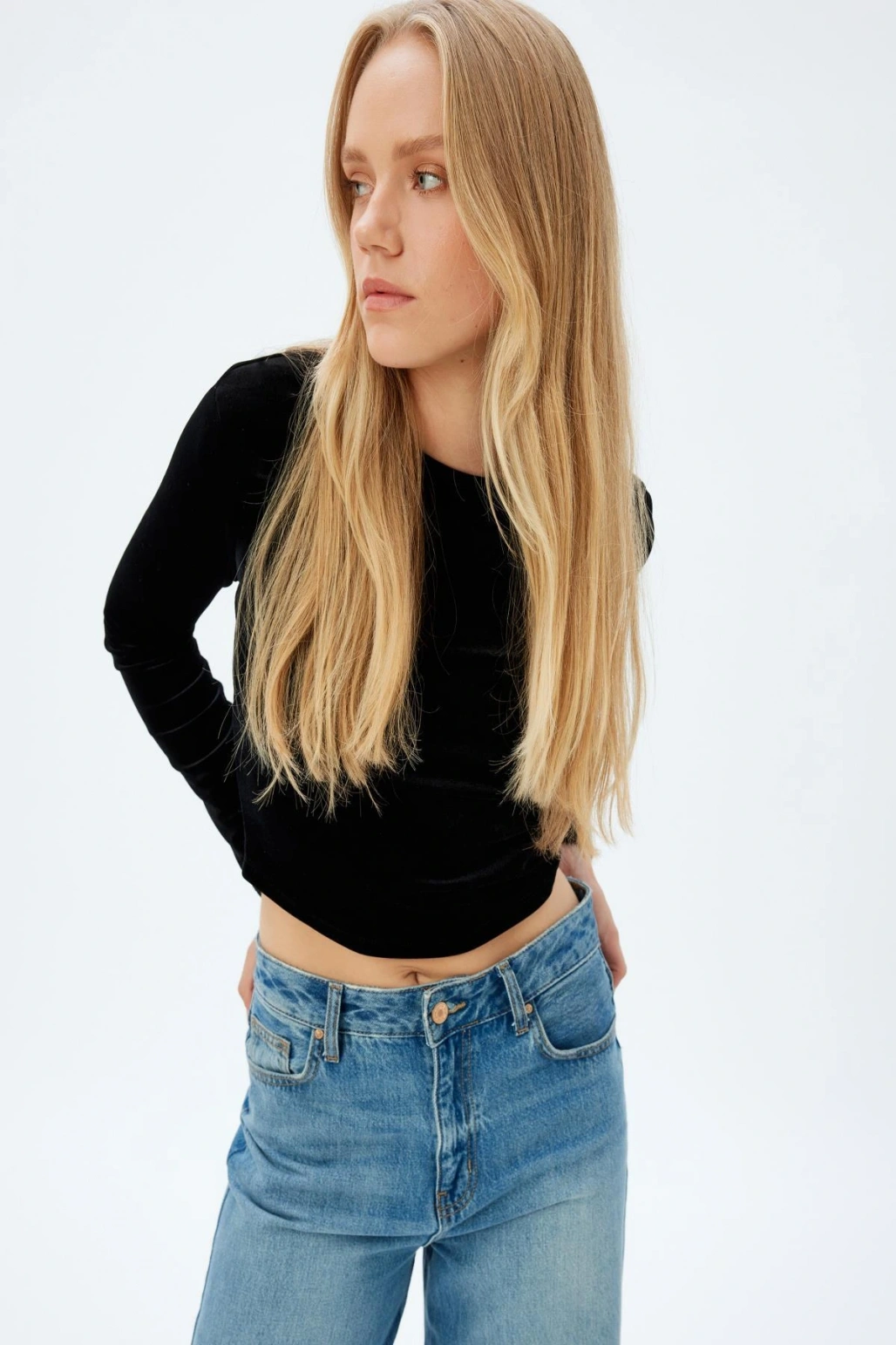 Siyah Kadın T-Shirt 5WAK50037EK