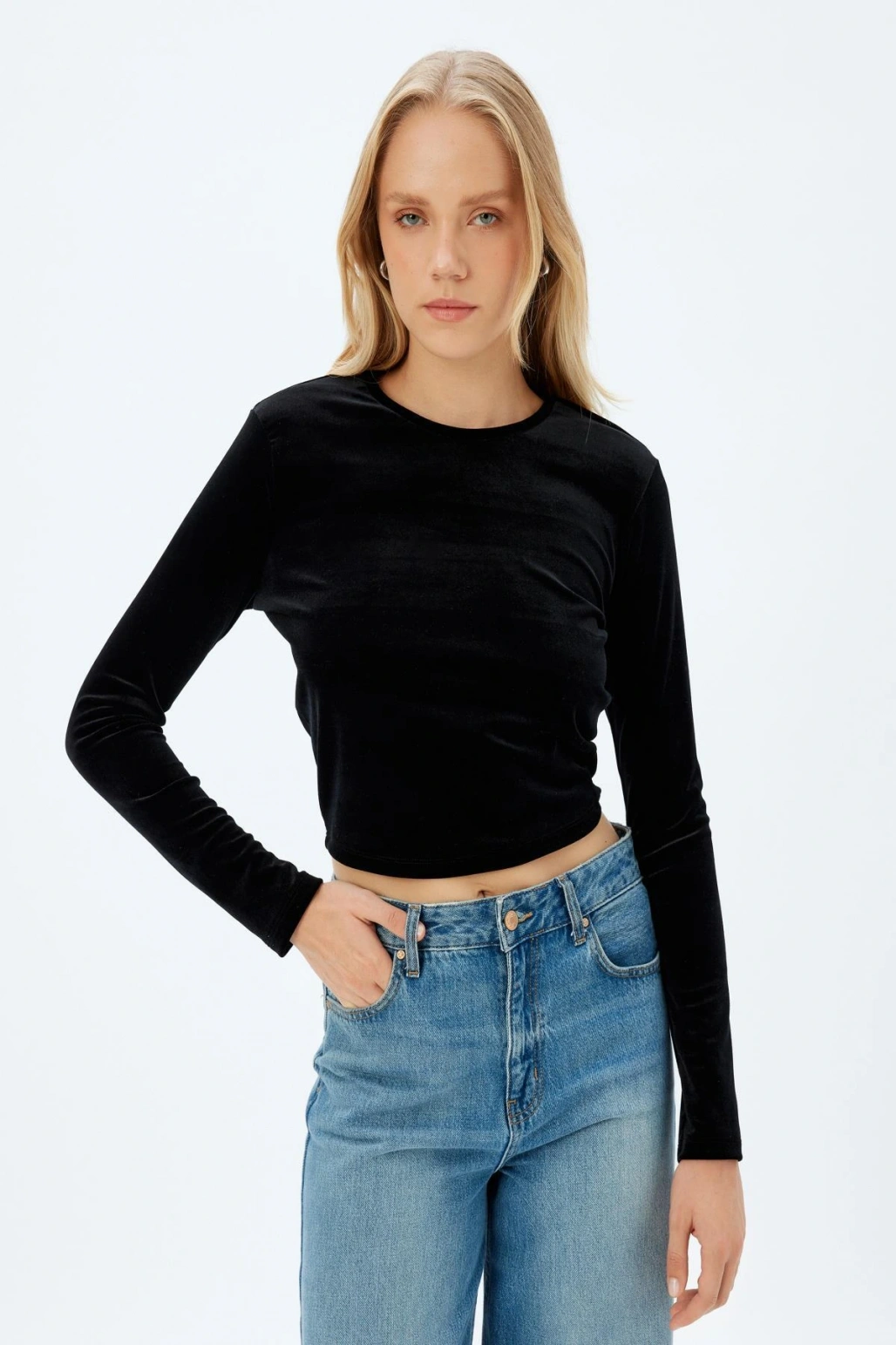 Siyah Kadın T-Shirt 5WAK50037EK