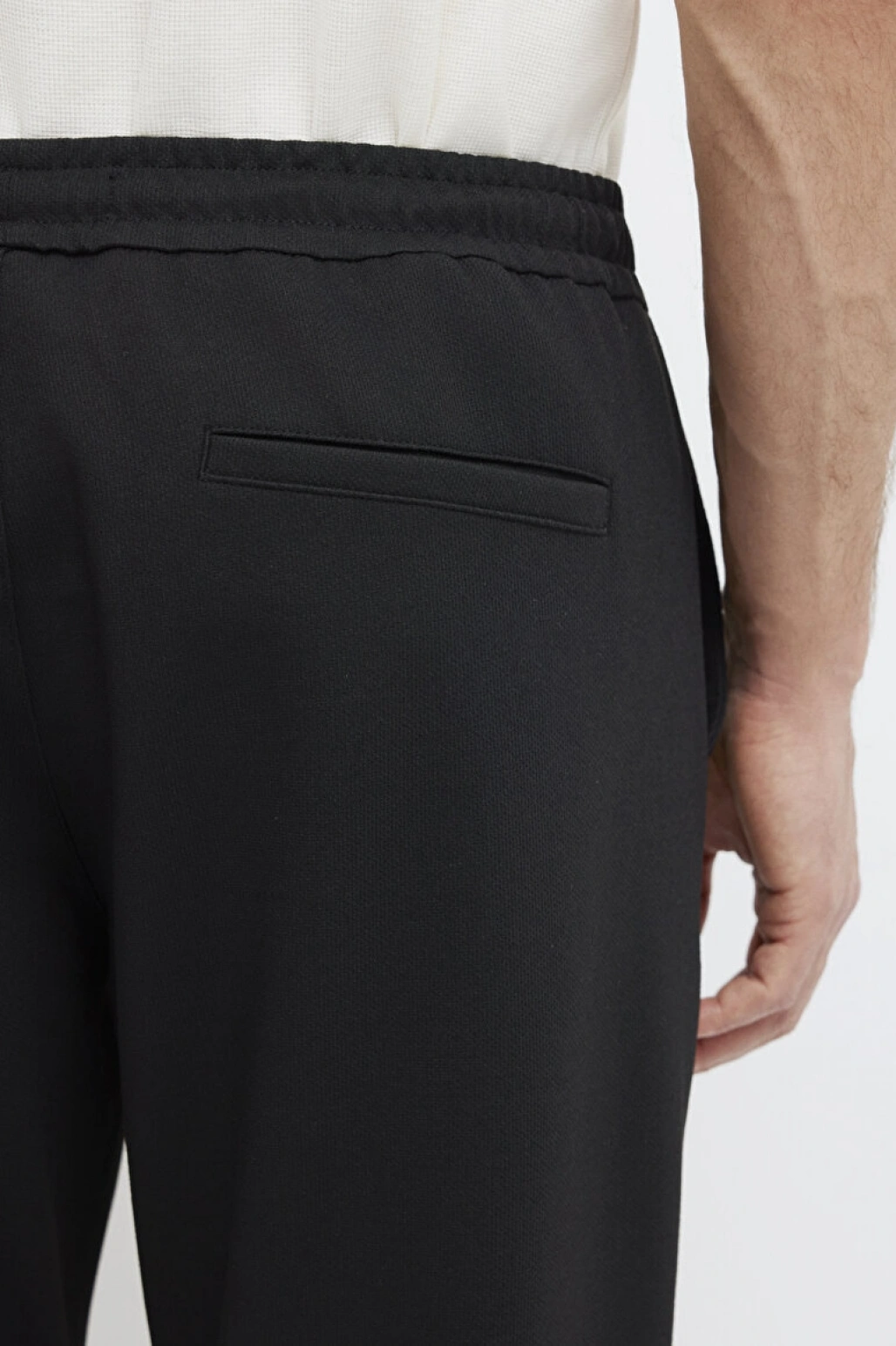 Siyah Örme Pantolon